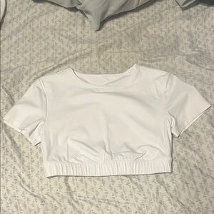 Elegant White Women's Crop Top